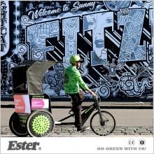 ESTER Motor Electric E Rickshaw for advertising poster