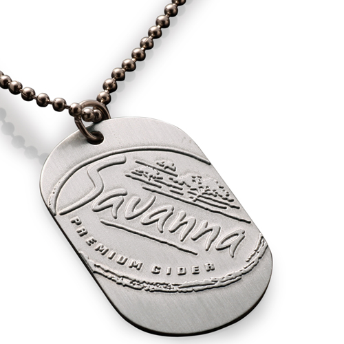 Laser Engraved Military Dog Tag