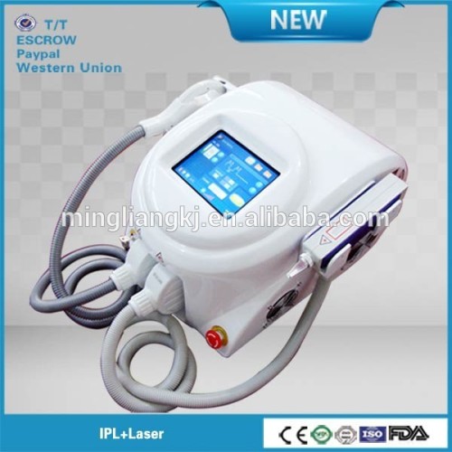 2015 portable q switch nd yag laser hair removal machine