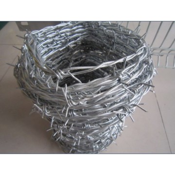 25kg electro galvanized barb wire per roll