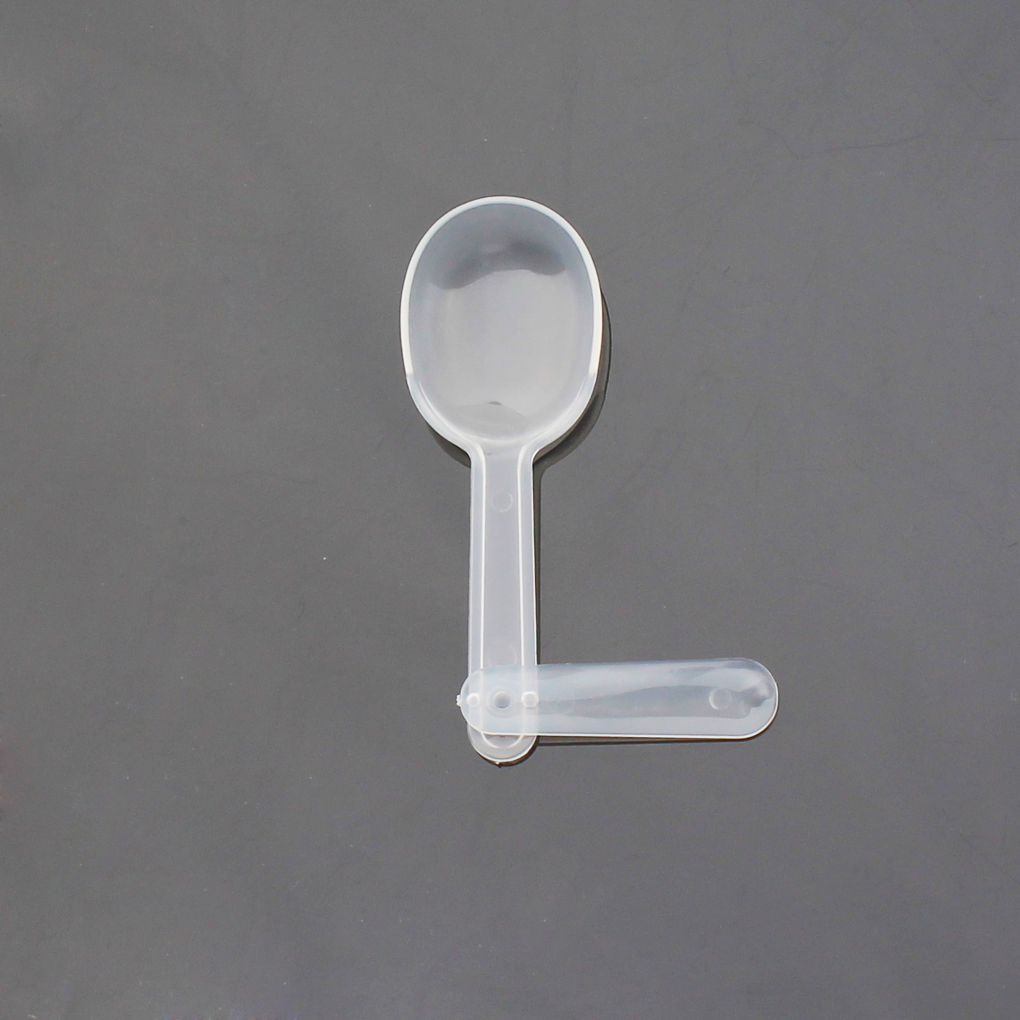 New food grade PP natural color canned spoon dessert collapsible spoon for sale