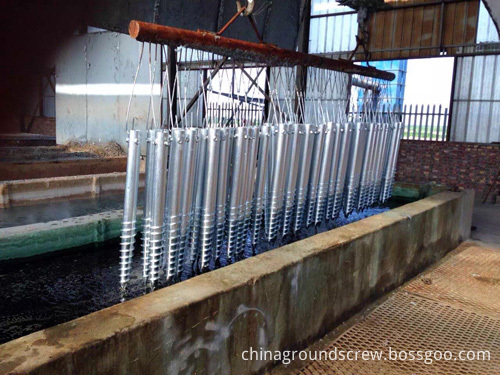 high dip galvanized ground screw anchor high dip galvanized ground screw anchor