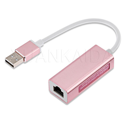 USB 2.0 to RJ45 Female Ethernet Adapter