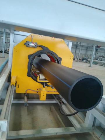 PE water and gas supply pipe extrusion line