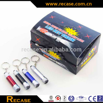 Environmental metal led keychain wholesale led keychain flashlights