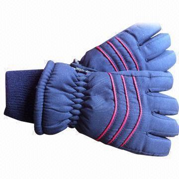 Herren Ski-Handschuhe, übereinstimmen mit Farbe TR Acryl Manschette, Futter aus