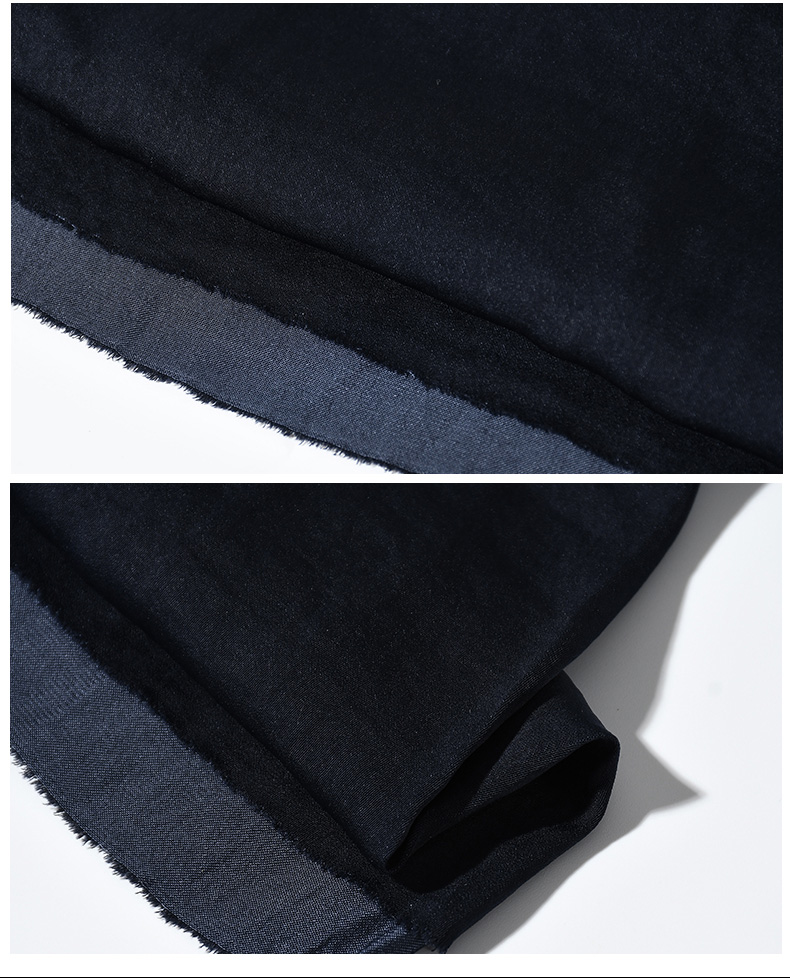 Radial recycled composite island satin