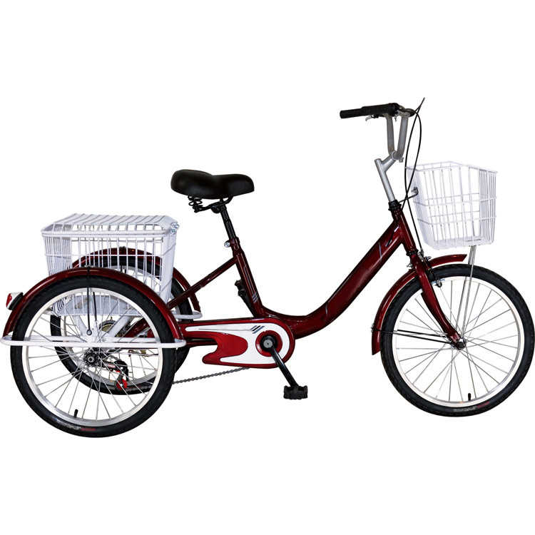 China factory new design adult tricycle disc brakes/cute adult tricycle front basket/better adult tricycle heavy duty