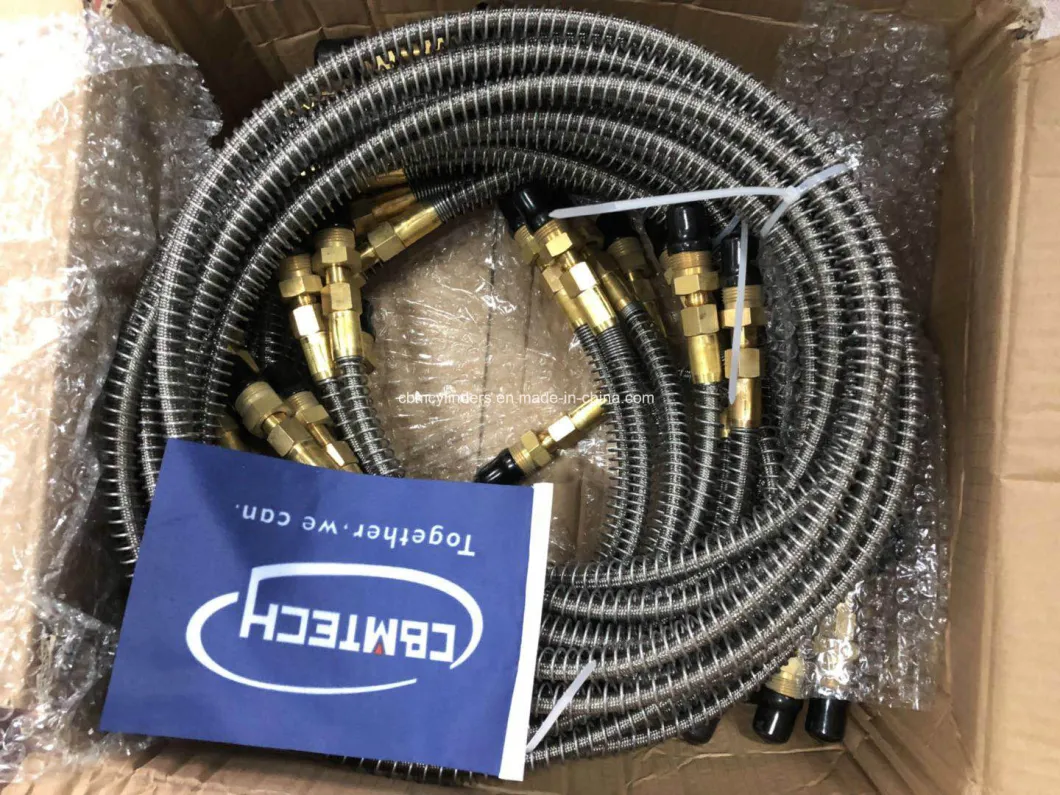 High Pressure Hose Connector Oxygen Hose Fitting Cga870 to Cga540 Oxygen Transfill