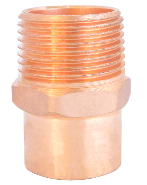 Copper Threaded Male Adapter