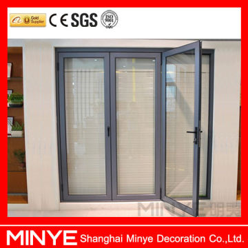 Aluminum folding doors/glass folding doors/aluminum framed glass folding doors