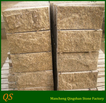 yellow stone garden bricks