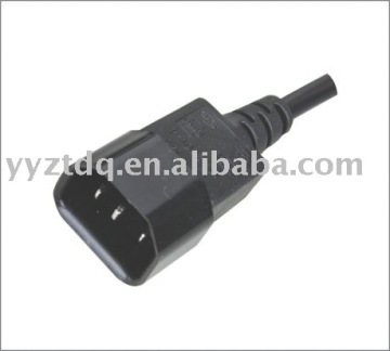 Australia C14 Power cord SAA,RoHS Approved