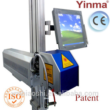 Laser flat bottle labeling machine