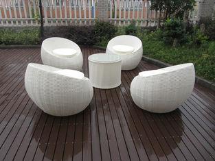 Comfortable Outdoor Rattan Furniture Sofa Chair Set For Gar