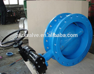 pn10 pn16 double flanged eccentric butterfly valves