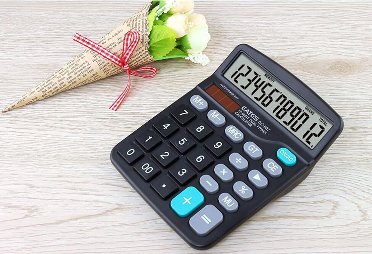 Electronic calculator DC-837 solar calculator classic types