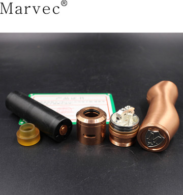 Red copper material vape starter kit electronic cigarette