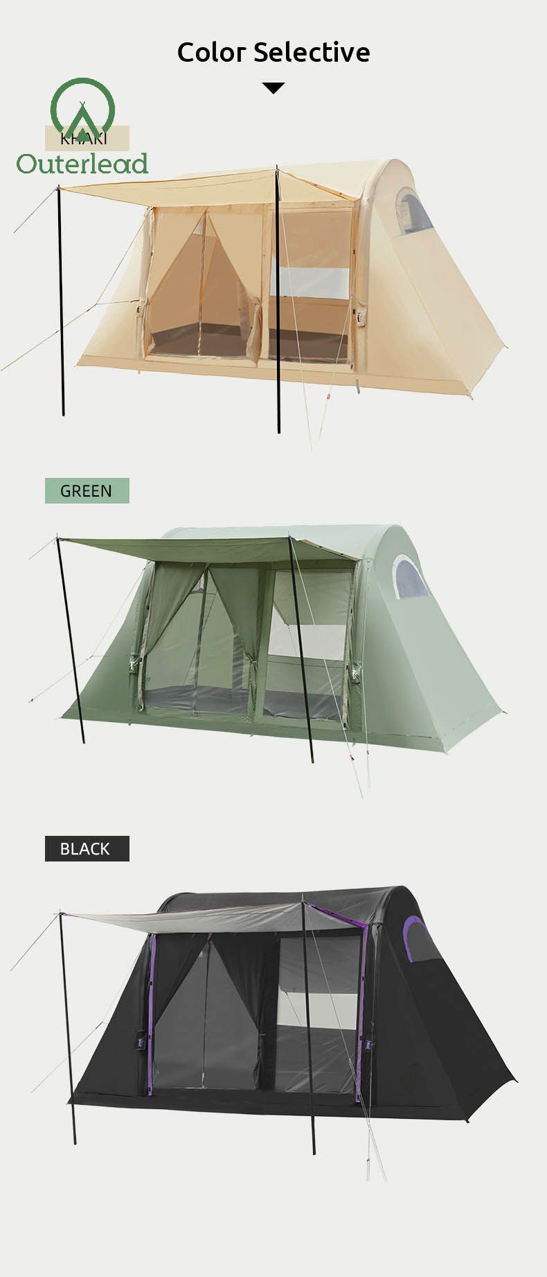 4 6 Person Large Space Air Tent 12 Jpg