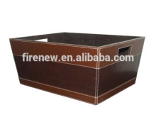 Faux Leather PU Gifts Strorage Serving Tray