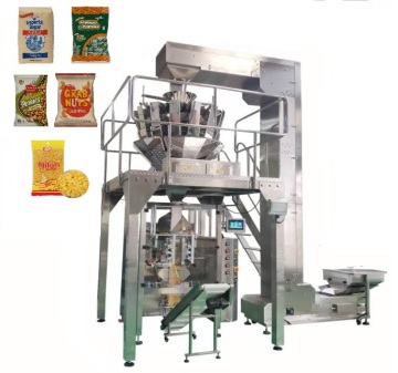 Automatic Weigh Pack Machine for Namkeen with Vibrating Feeder