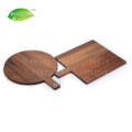 Square Round Paddle Acacia Wood Pizza Board