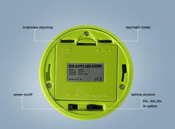 short delievery time delay time set 6 led mini motion sensing light