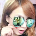 Desainer Sunglasses Baik Wanita Fashion Rensin Lensa