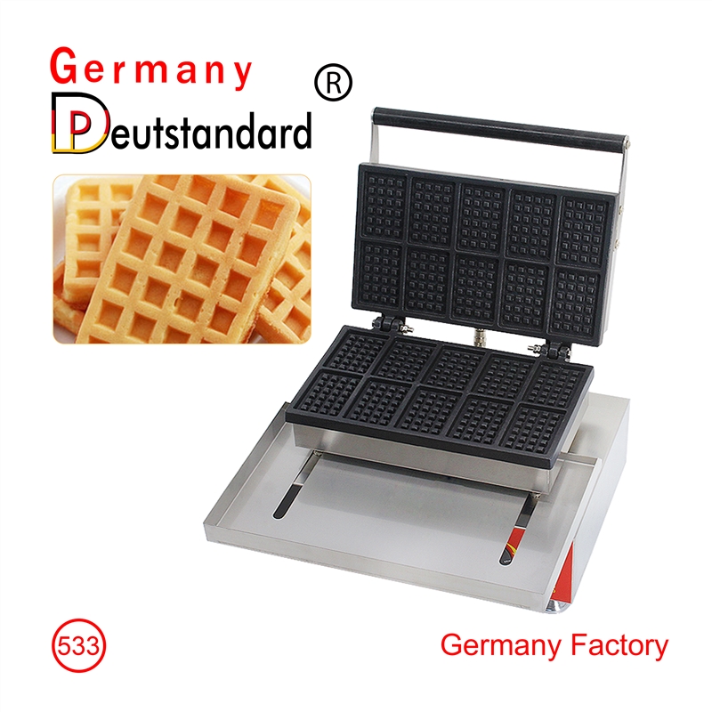 10pcs Gitter Waffeleisen Mini Waffeleisen