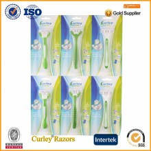 B0211 Quite comfortable razors adjustable razors 3 4 5 6 blades razor female or male razors on promotion card