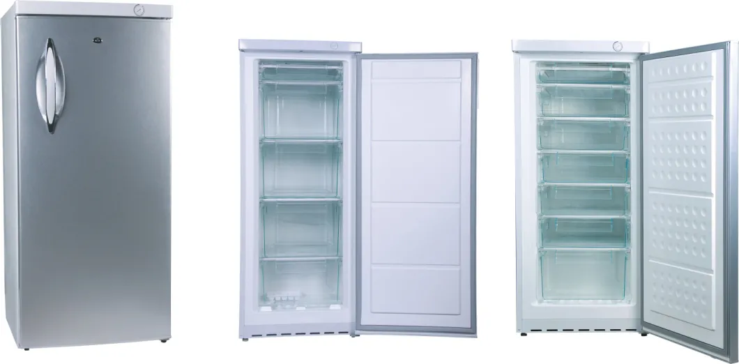 100L-350L Low Temperature Solid Door Upright Freezer with 6.7 Drawers