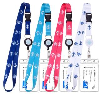 Waterproof Cruise Lanyard with ID Badge Reel Holder and Detachable Buckle: Perfect Accessory for Cruises, Ships & Key Cards