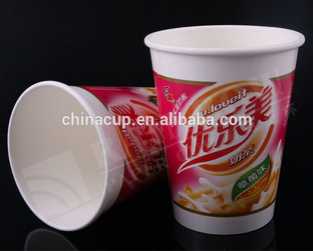 Paper cup factory offer OEM disposable milk tea paper cup