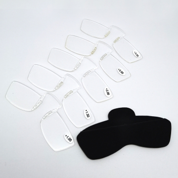 Patent Mini Card Reading Glasses: Pocket-Size Emergency Reader & Wallet-Friendly Reading Glasses