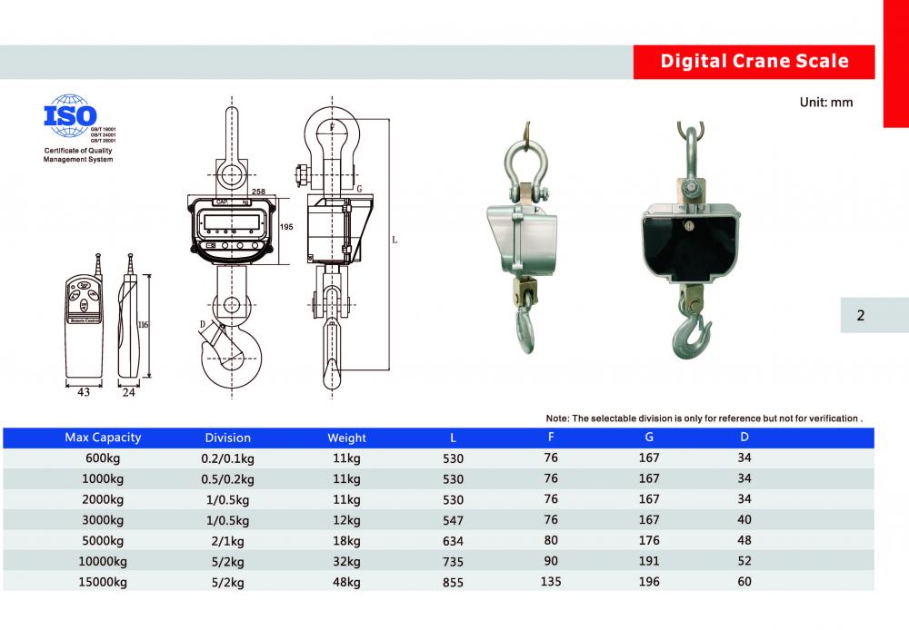 hanging scale