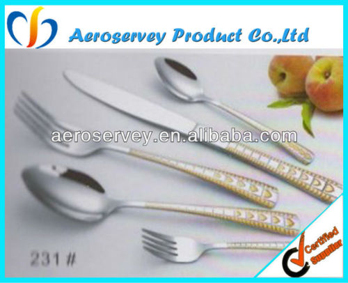 Hotel restaurant polishing Stainless steel cutlery