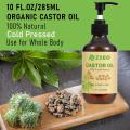 Amazon Hot Sell 237ml Private Label Organic Castor Oil Castor Untuk Mata Rambut Minyak Bulu Minyak Castor Hitam Untuk Wanita Tubuh Sehat