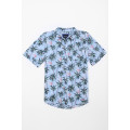 Men's Woven Printed Short Sleeve Shirt