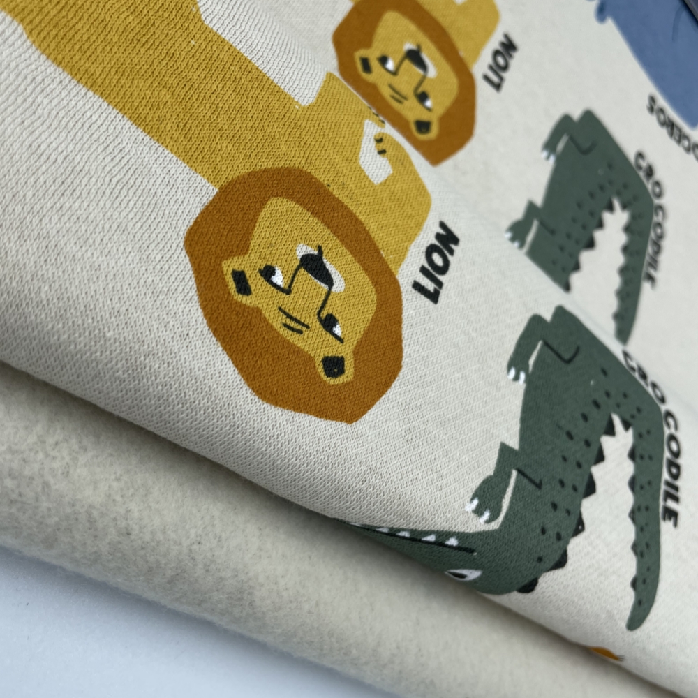 Animais têxteis de poliéster de algodão impresso Animals Printed Cotton Polyester Textile