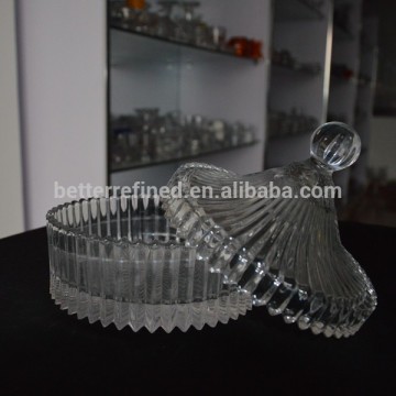 Big size glass jar style candle holders