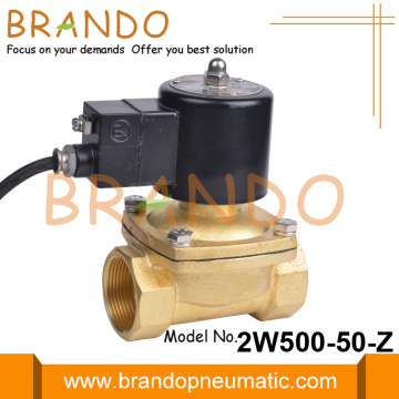 2'' Explosion Proof Brass Solenoid Valve 24VDC 220VAC