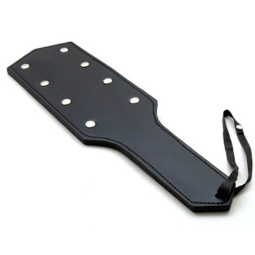 Leather Rivet Decorated Sex Paddle Girl Slave Beat Submissive Slave Kinky Fetish Whip Paddle Sex Game