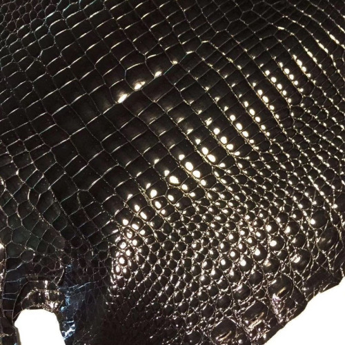 Eco-Friendly Crocodile Skin Faux Leather for Garments