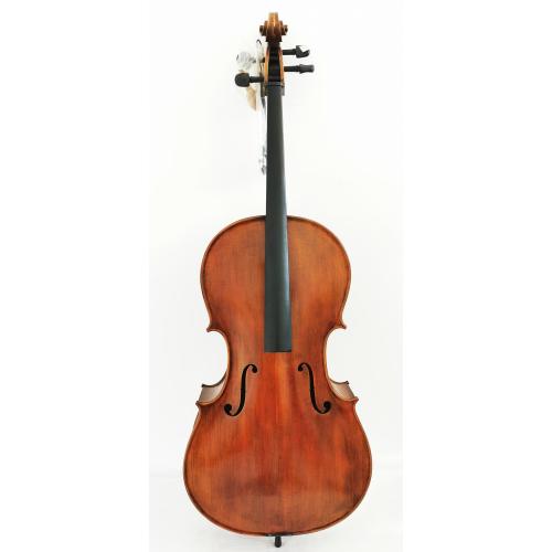 Violoncello fiammato naturale di alta qualità 4/4 in legno massello