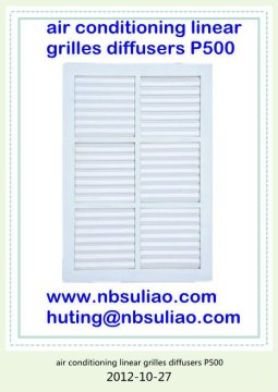 air conditioning linear grilles diffusers P500