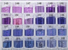 Different Colors Nail Art Glitter Powder Dust Decoration