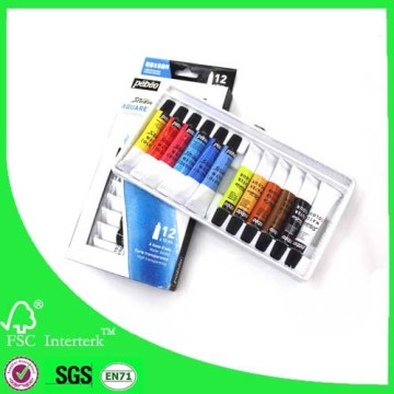 Watetercolor paints for professional artists 12X12ML