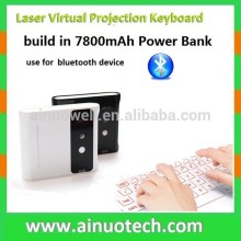 cheap laser projection keyboard wireless blutooth virtual keyboard with power bank