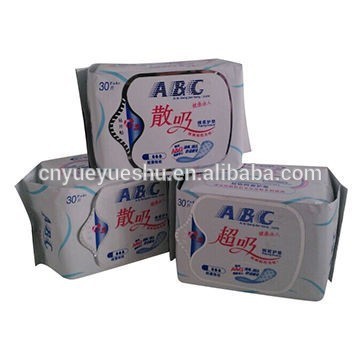 Negative Ion Anion Sanitary Pads hot sale in europe