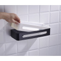 Matte Black Bathroom Shower Basket Wall Mounted Organizer